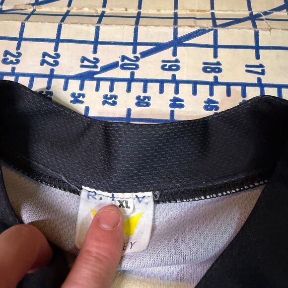 Geneve-Servette HC Swiss Hockey Jersey XL #89 Benoit RIV Vtg National League NLA - Picture 9 of 11